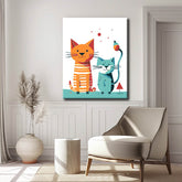 Paint by Numbers Wall Art Cats